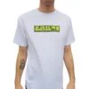 Zak Surfboards T-Shirt OG Sticker Logo White (Green Sticker)