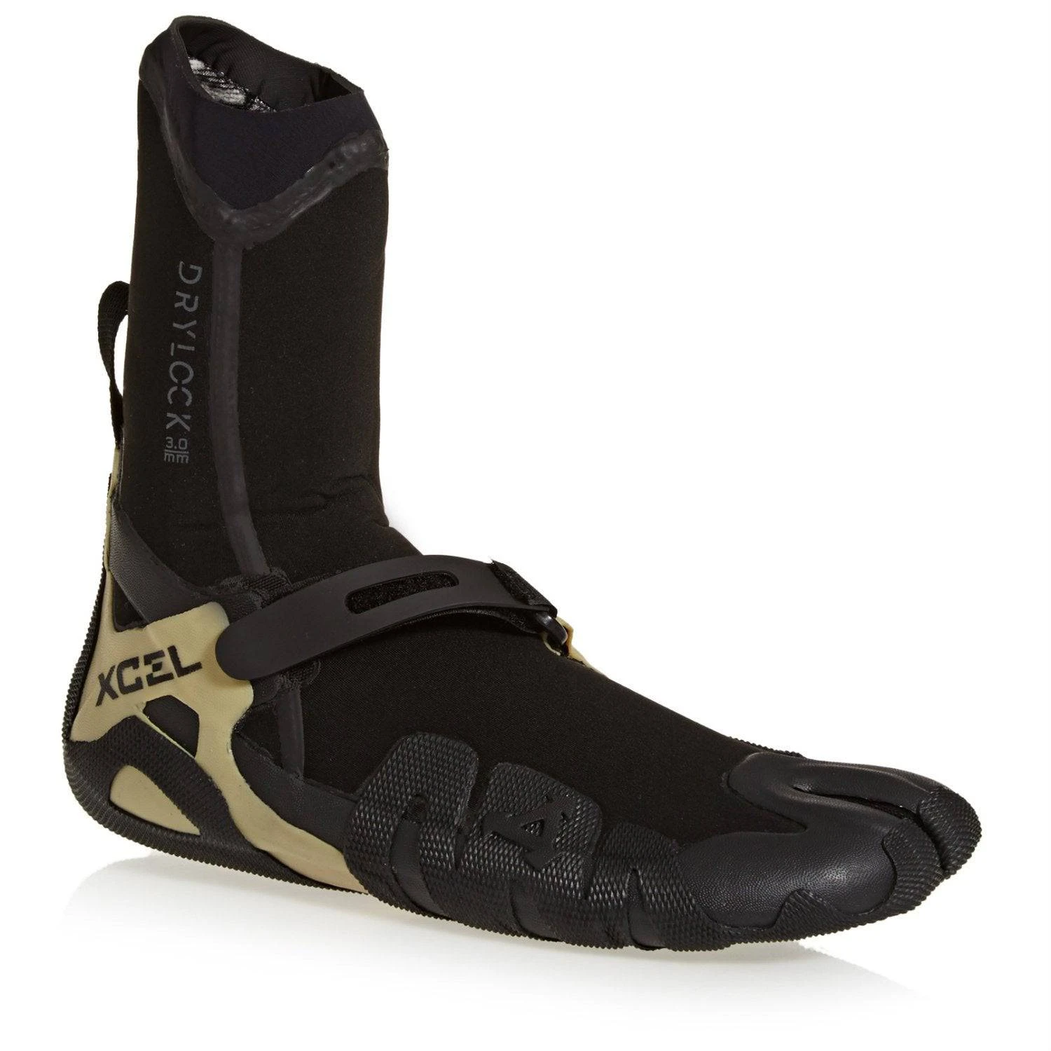 Xcel Drylock Split Toe Boot 3mm Black/Gum Xcel Drylock Split Toe Boot 3mm Black/Gum -MELBOURNE SURF Shop xcel drylock split toe boot 3mm blackgum booties xcel 7 948847