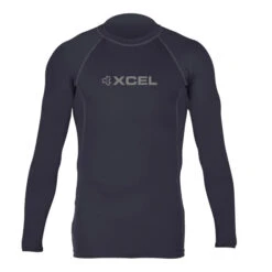 Xcel - Premium Stretch L/S Rash Guard UV - Black