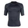 Xcel - Premium Stretch S/S UV Rash Guard - Black -MELBOURNE SURF Shop xcel premium stretch ss uv black mens wetsuits xcel 450061
