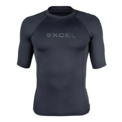 Xcel - Premium Stretch S/S UV Rash Guard - Black